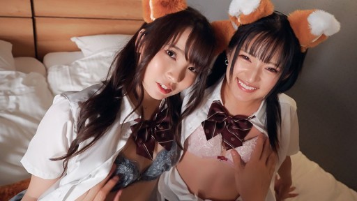 S-Cute 536_aoi_t22 Creampie 3P with beautiful girls in uniforms and fur ears