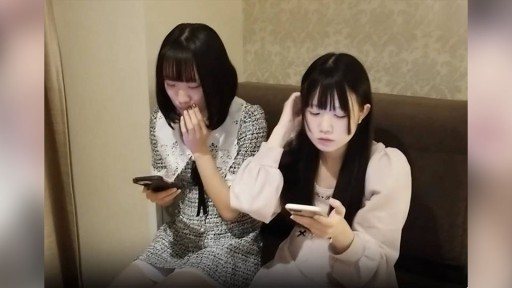 Thumbnail for FC2PPV-4568728 The two are friends and underground idols who work in the same group, but I stripped them both and filmed a threesome